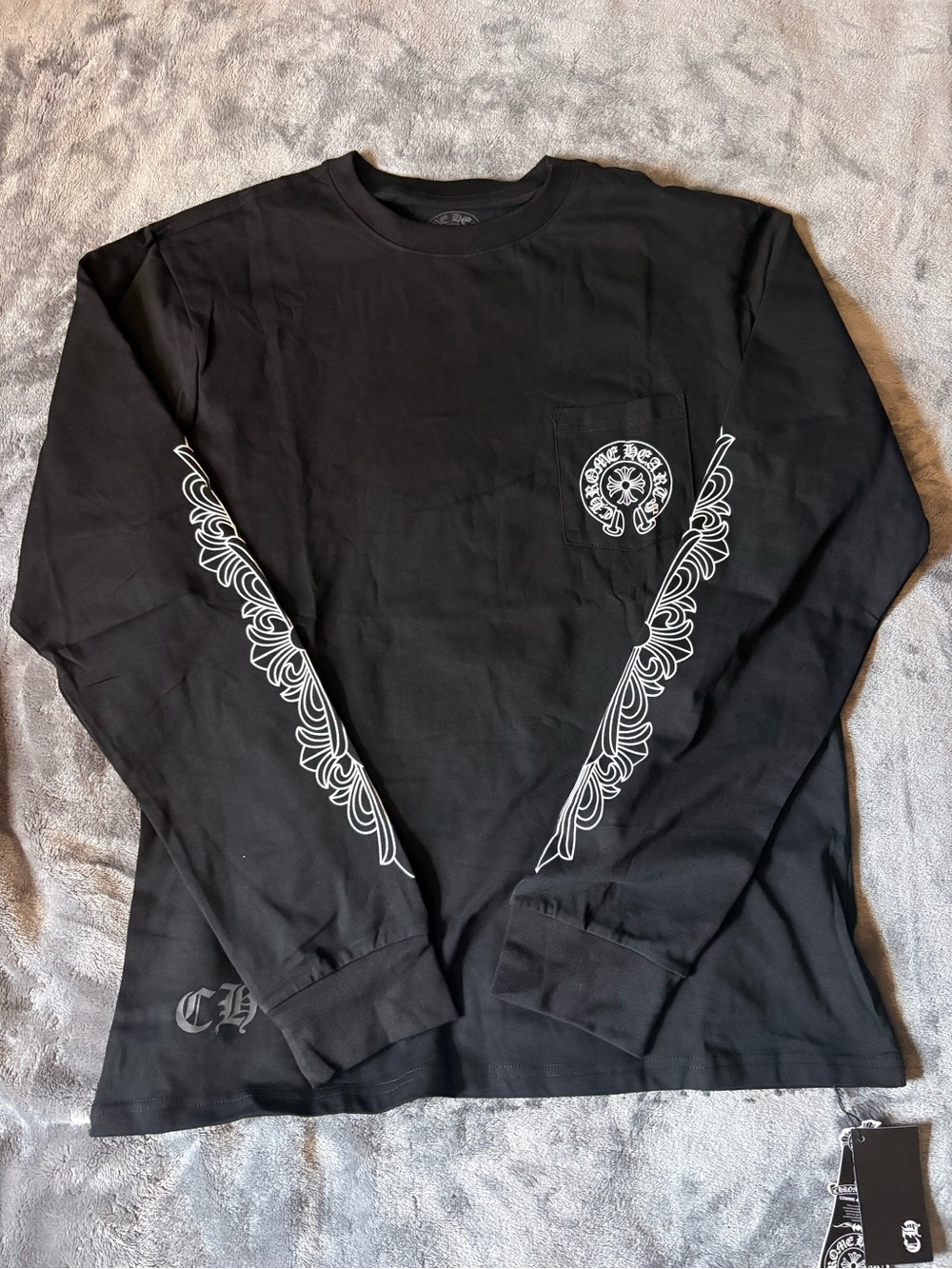 CHROME HEARTS BLACK LONG SLEEVE